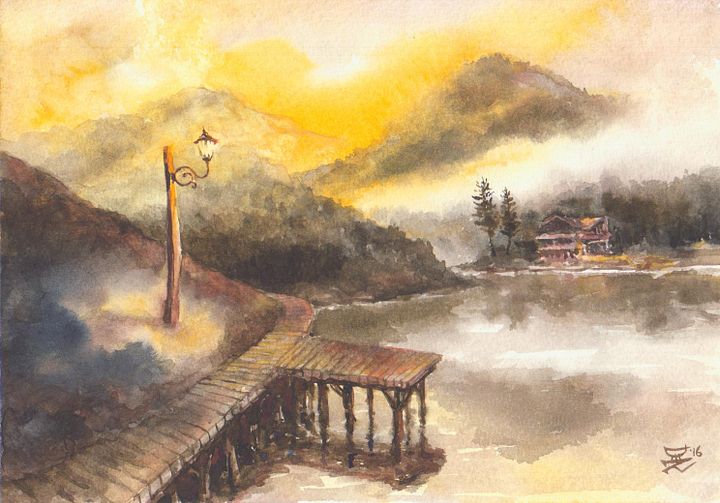 "Rihlah" Painting by Deni Je product image (1)