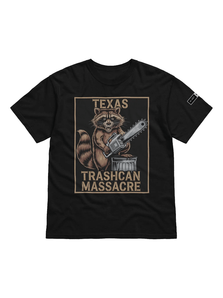 "TEXAS TRASHCAN MASSACRE" 100% cotton T-shirt product image (1)