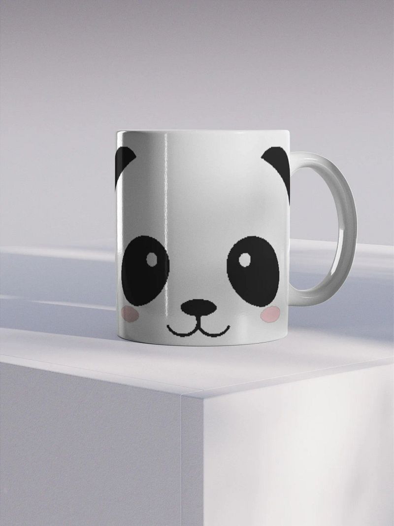 Left Hander Panda Face Coffee Mug