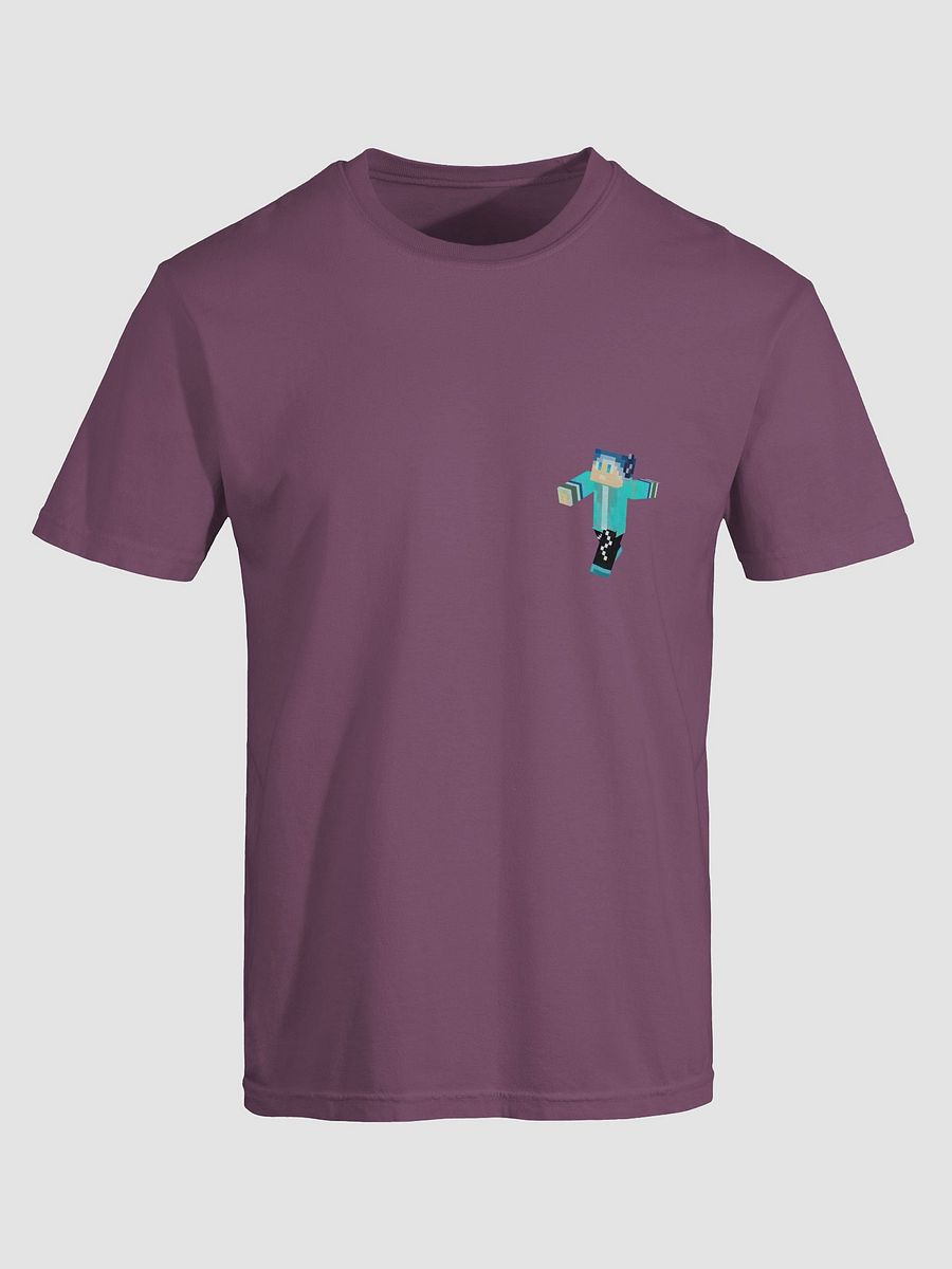Pixelated Blue Character Graphic T-Shirt product image (1)
