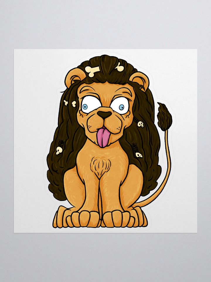 Doomed Lion Sticker product image (1)