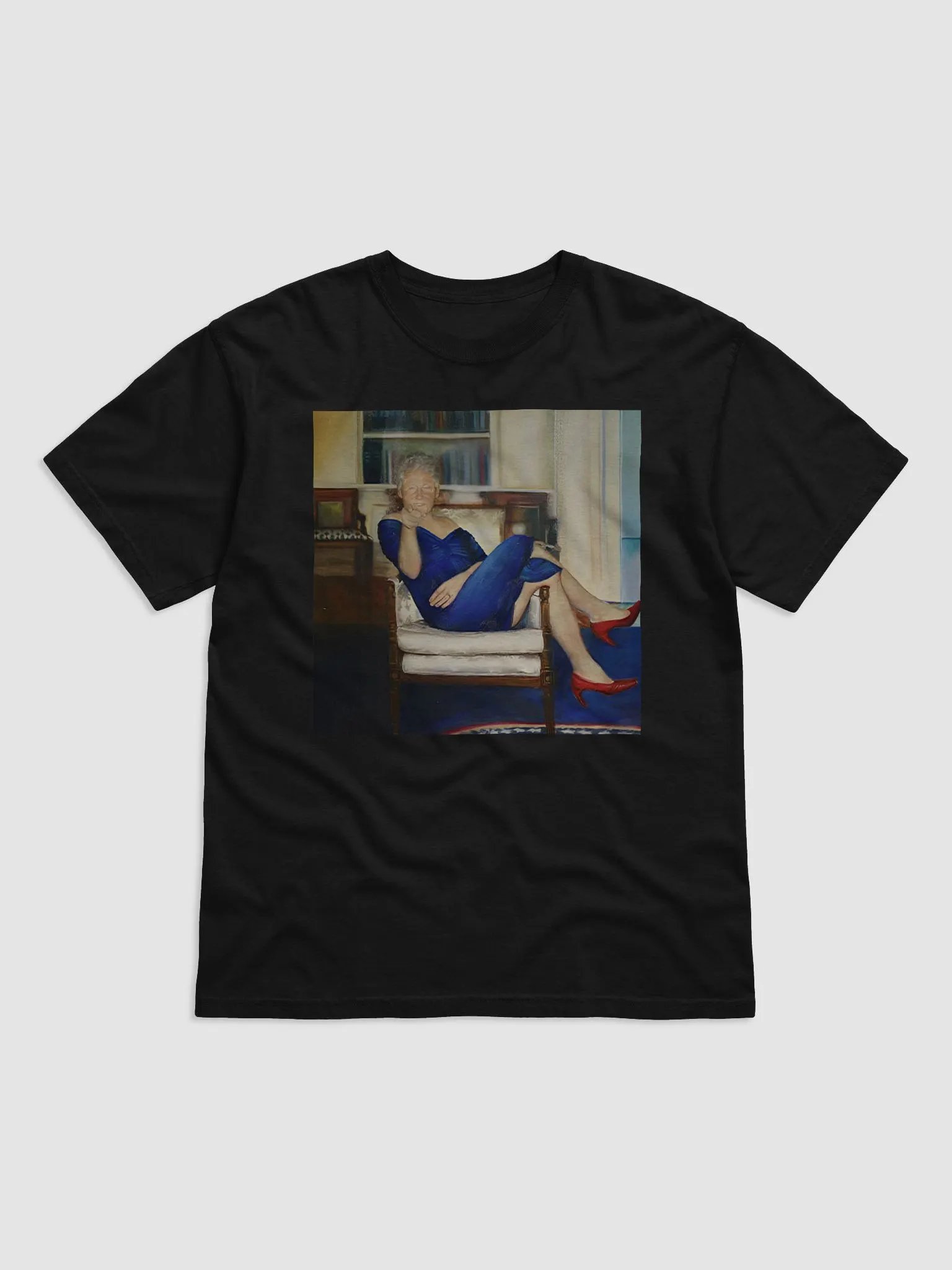 Bill Clinton In Blue Dress Hung In Jeffrey Epstein’s Home Shirt product image (2)