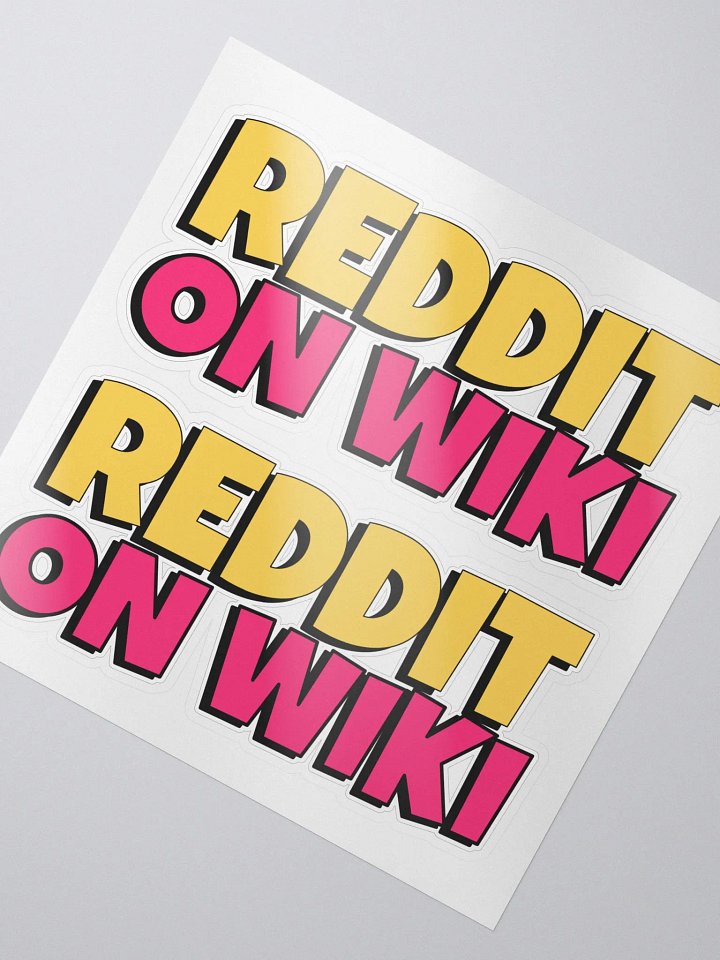 Reddit On Wiki Stickers product image (2)
