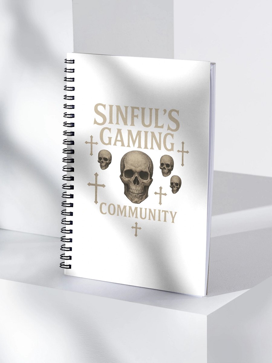 Sinful Gaming Spiral Notebook product image (4)