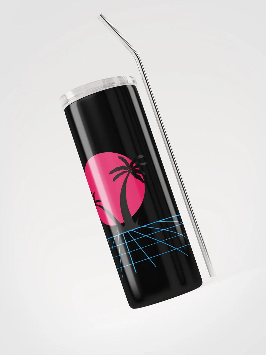 Retro-Futuristic Steel Tumbler product image (3)