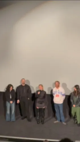 #Thunderbolts cast and director, and Kevin Feige make an appearance at Thunderbolts showing at The Grove. (🤳 @garrett.labrie)...