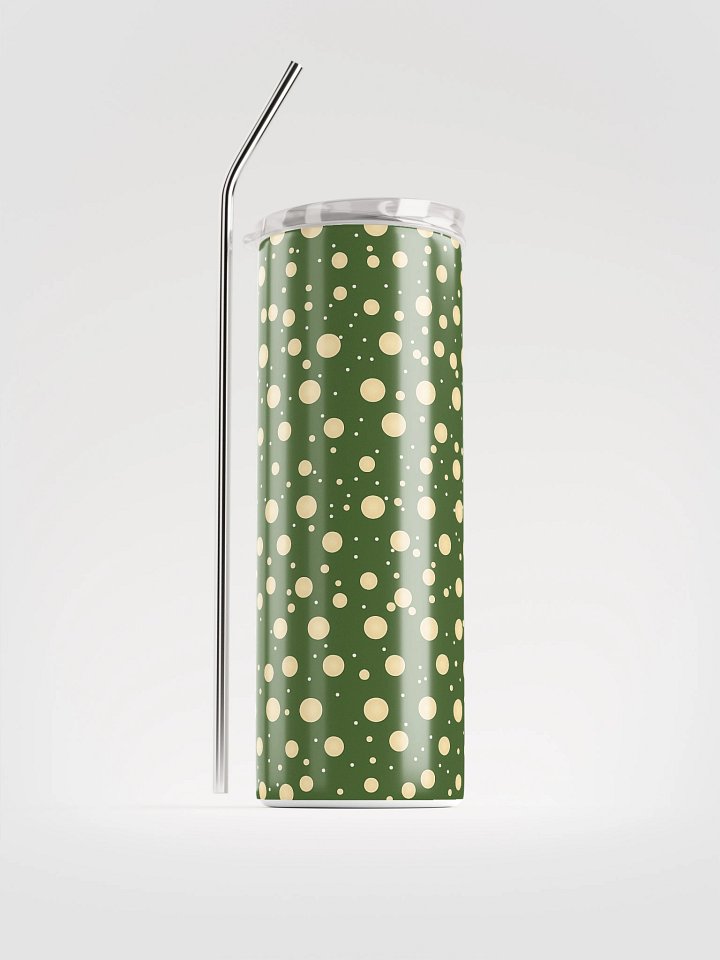 Spotty Green Stainless Steel Tumbler product image (1)