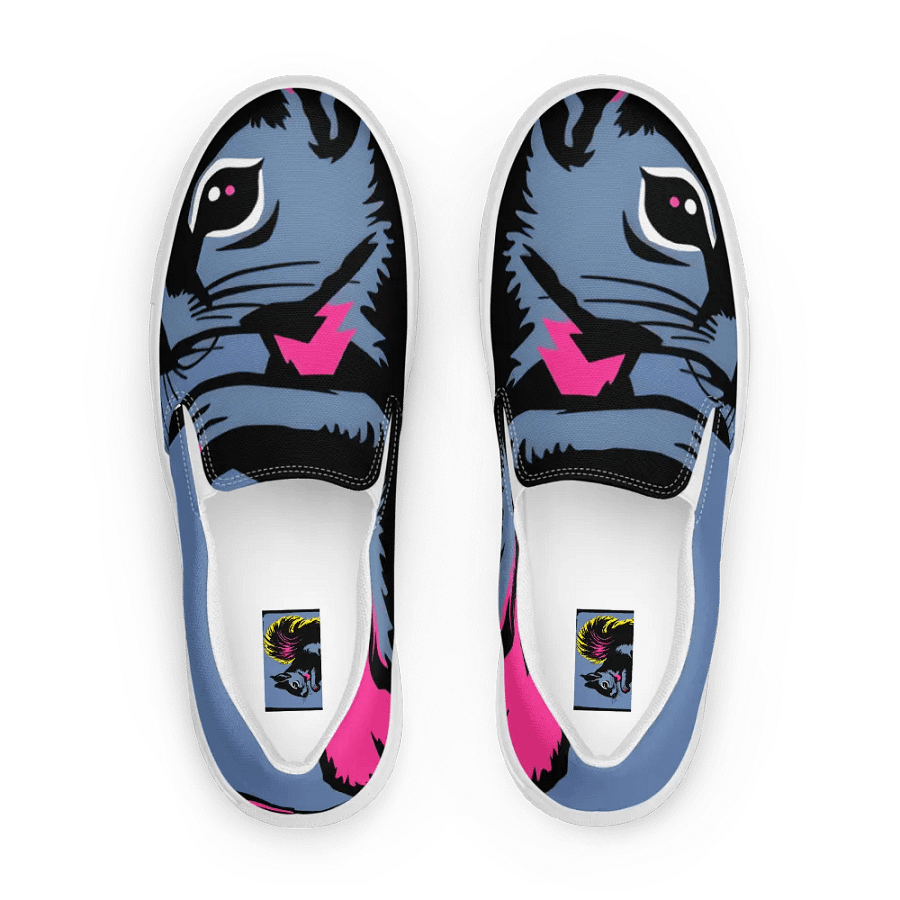 Women's graffiti style canvas Squirrel Chic Slip-On shoes product image (1)