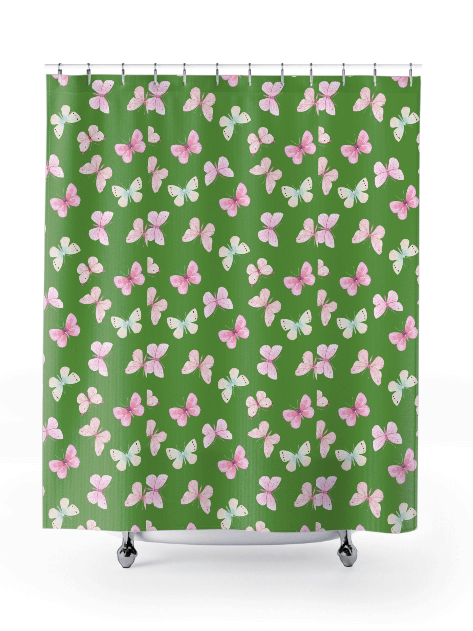 Spring Butterfly Shower Curtain product image (3)