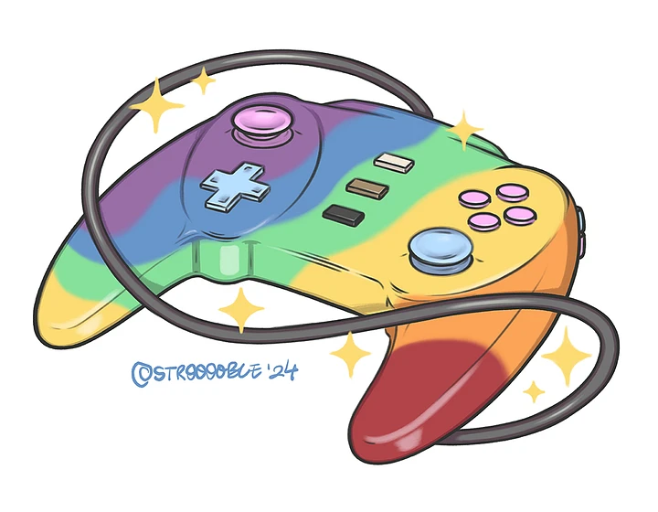 sticker : gay-min' controllers product image (1)