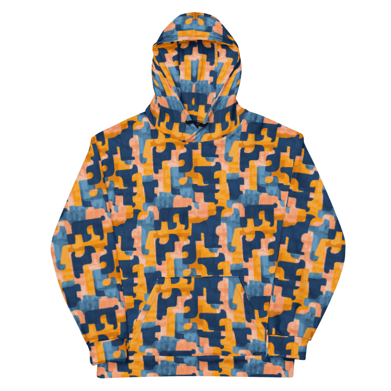 Flowing Shapes | Recycled Unisex Hoodie product image (8)