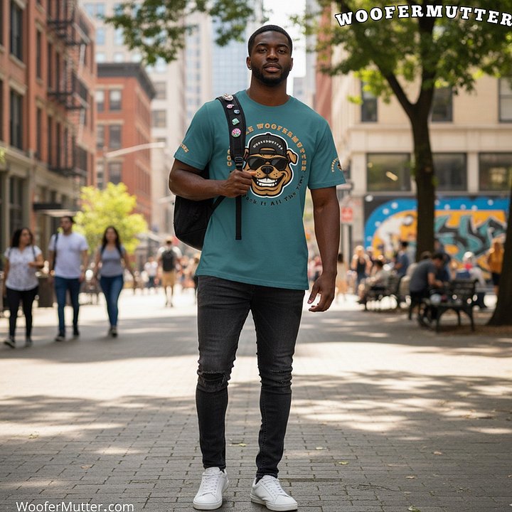 Brown Bulldawg WooferMutter™ Organic T-Shirt product image (2)