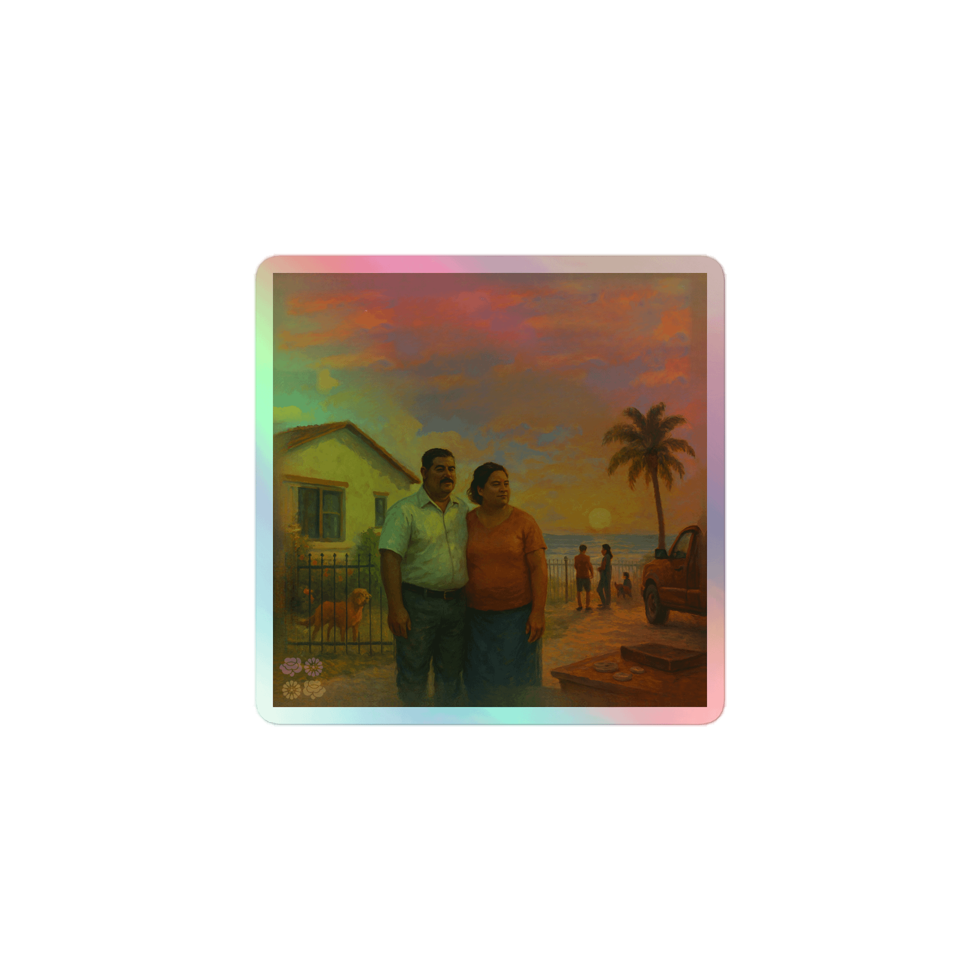 Track 7 – El Milagro del Amor | Holographic Sticker product image (1)