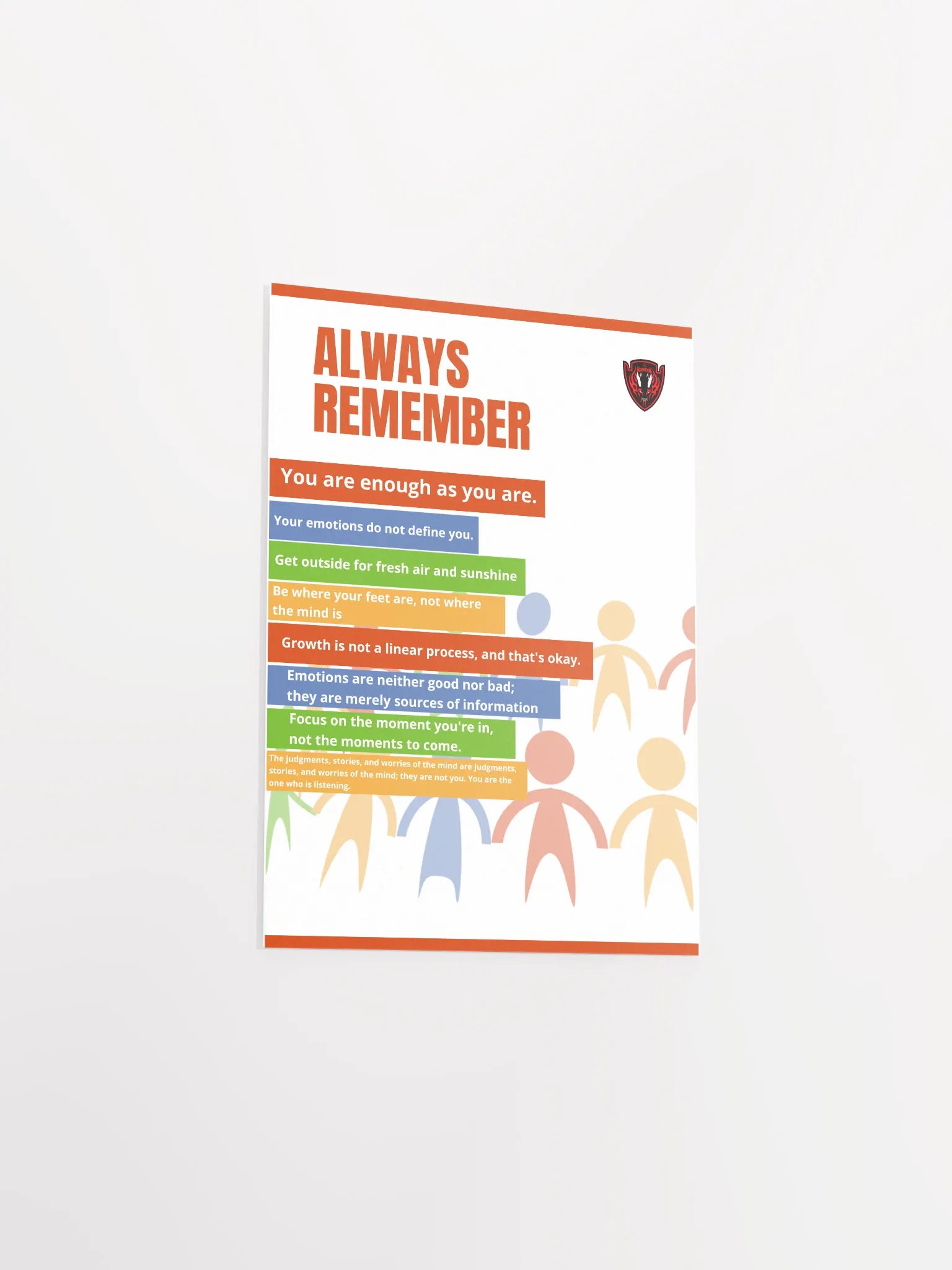 Mental Health Reminder Poster product image (5)