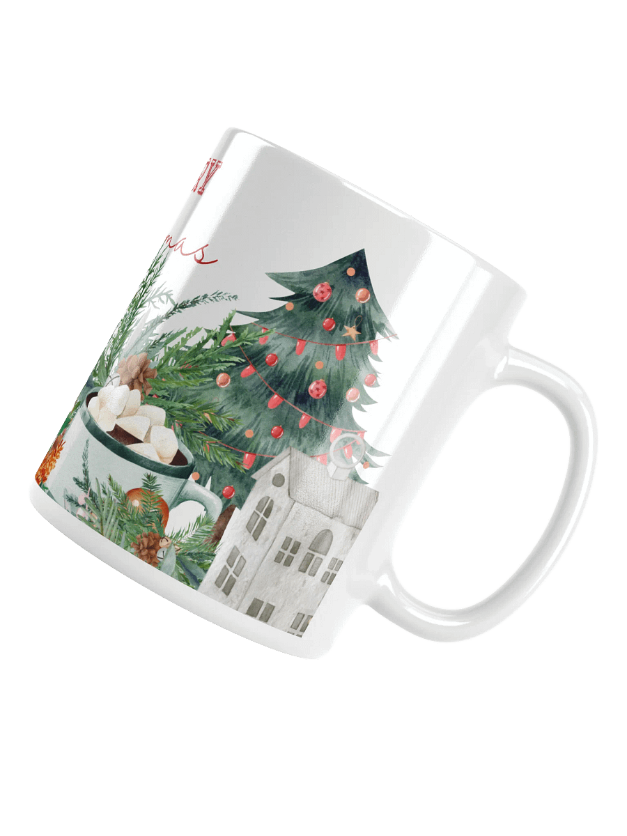 Festive Christmas White Glossy Mug product image (5)