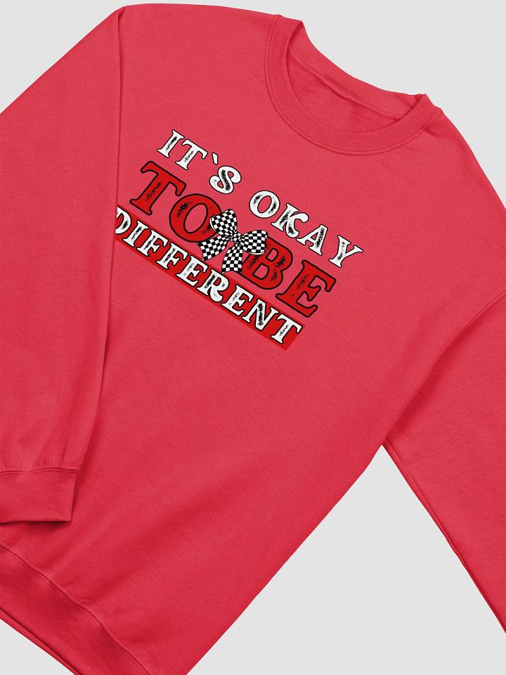 It`s Okay To be Different Checkered Gildan Sweatshirt product image (2)