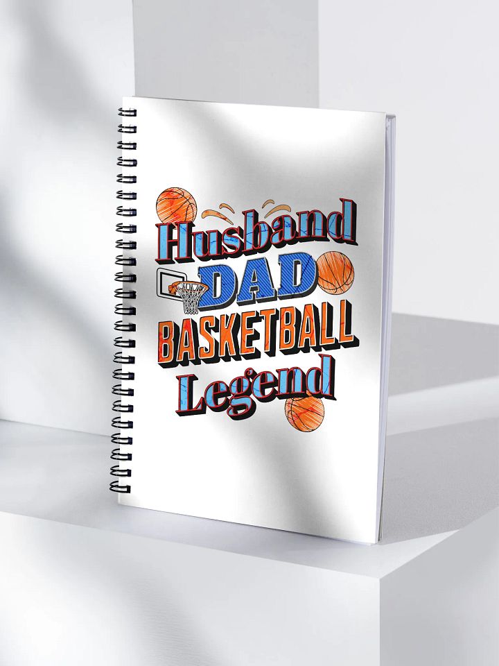 Husband Dad Basketball Legend Notebook product image (1)