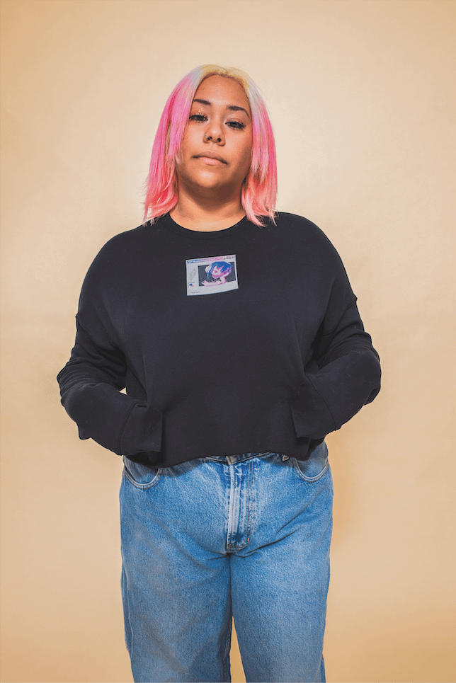 Nikki Spam Crop Sweatshirt product image (2)