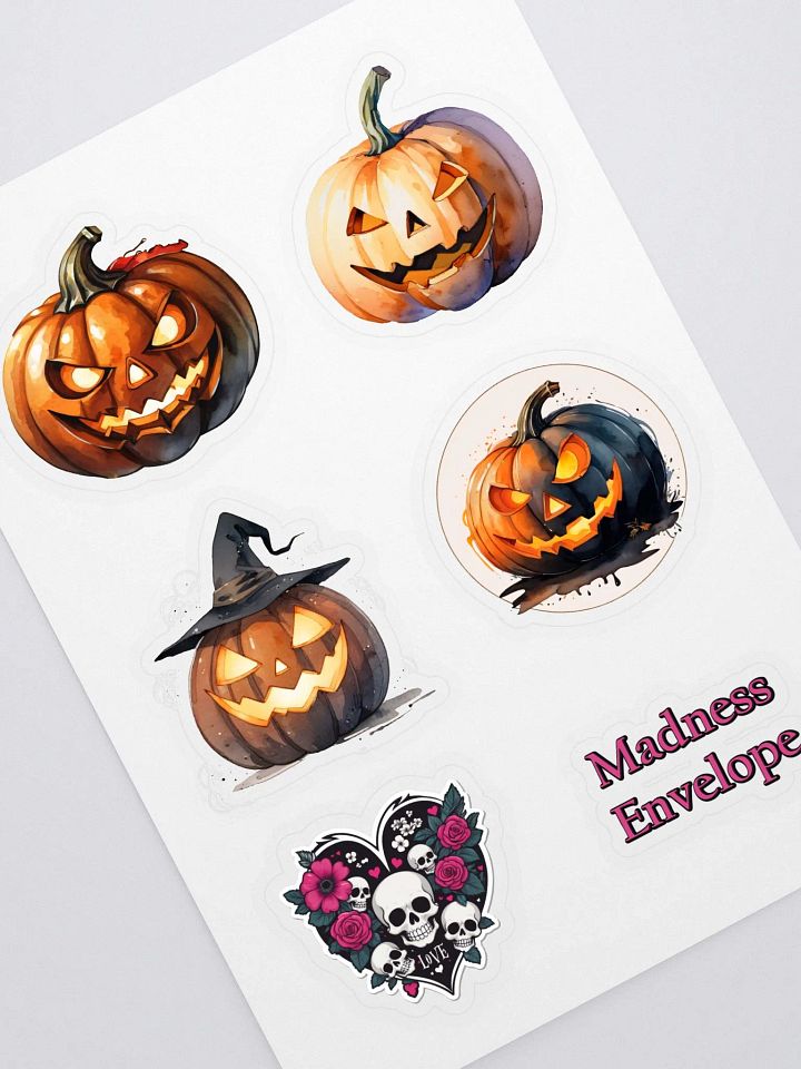 Jack-o-Lantern Halloween Pumpkins - Collector's Sticker Pack product image (2)