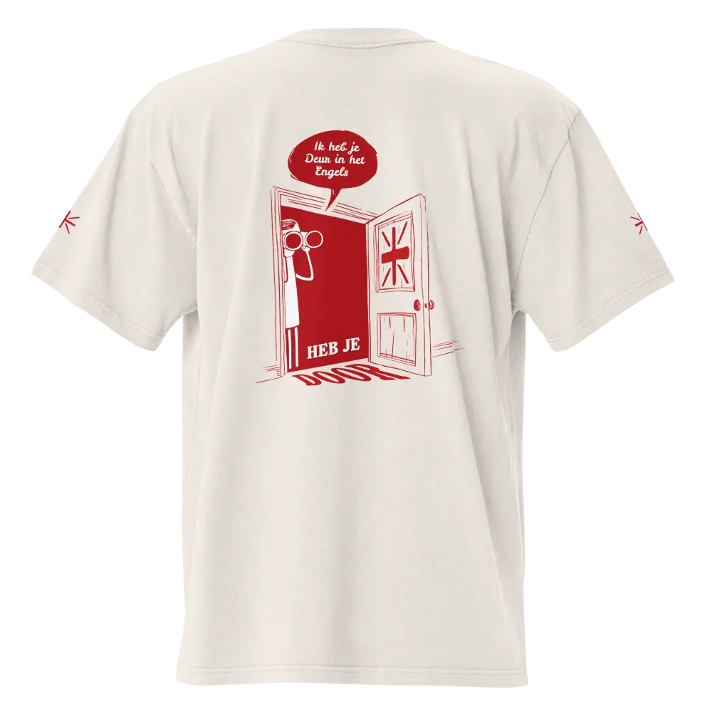 Heb je Door - Premium Oversized Shirt - KHAKI product image (1)