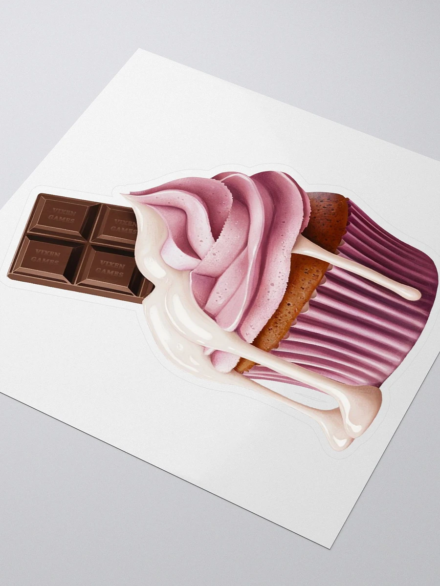 Chocolate in the pink Vinyl Sticker product image (3)