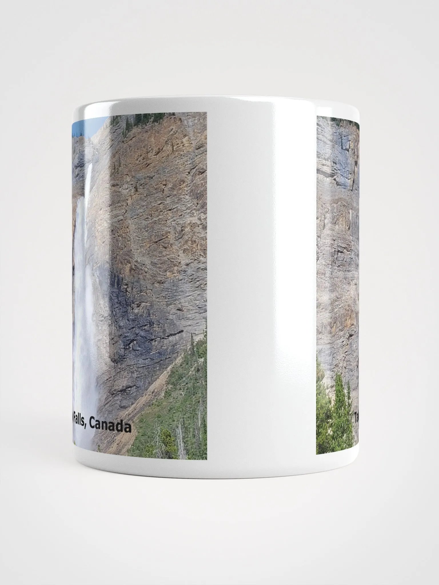 White Glossy Mug - Takakkaw Falls product image (5)