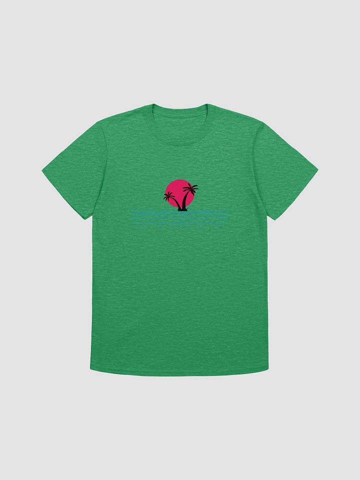 Retro Sunset Palm Unisex T-Shirt product image (1)