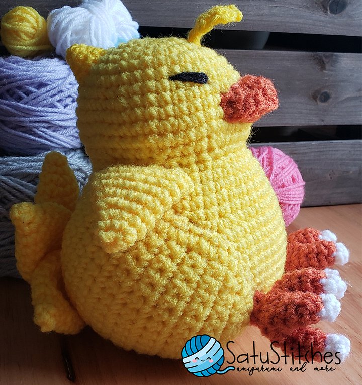 Fat Chocobo Crochet Pattern product image (1)