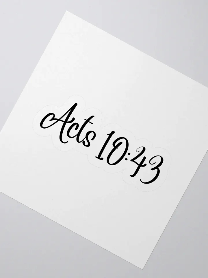 Acts 10:43 product image (2)