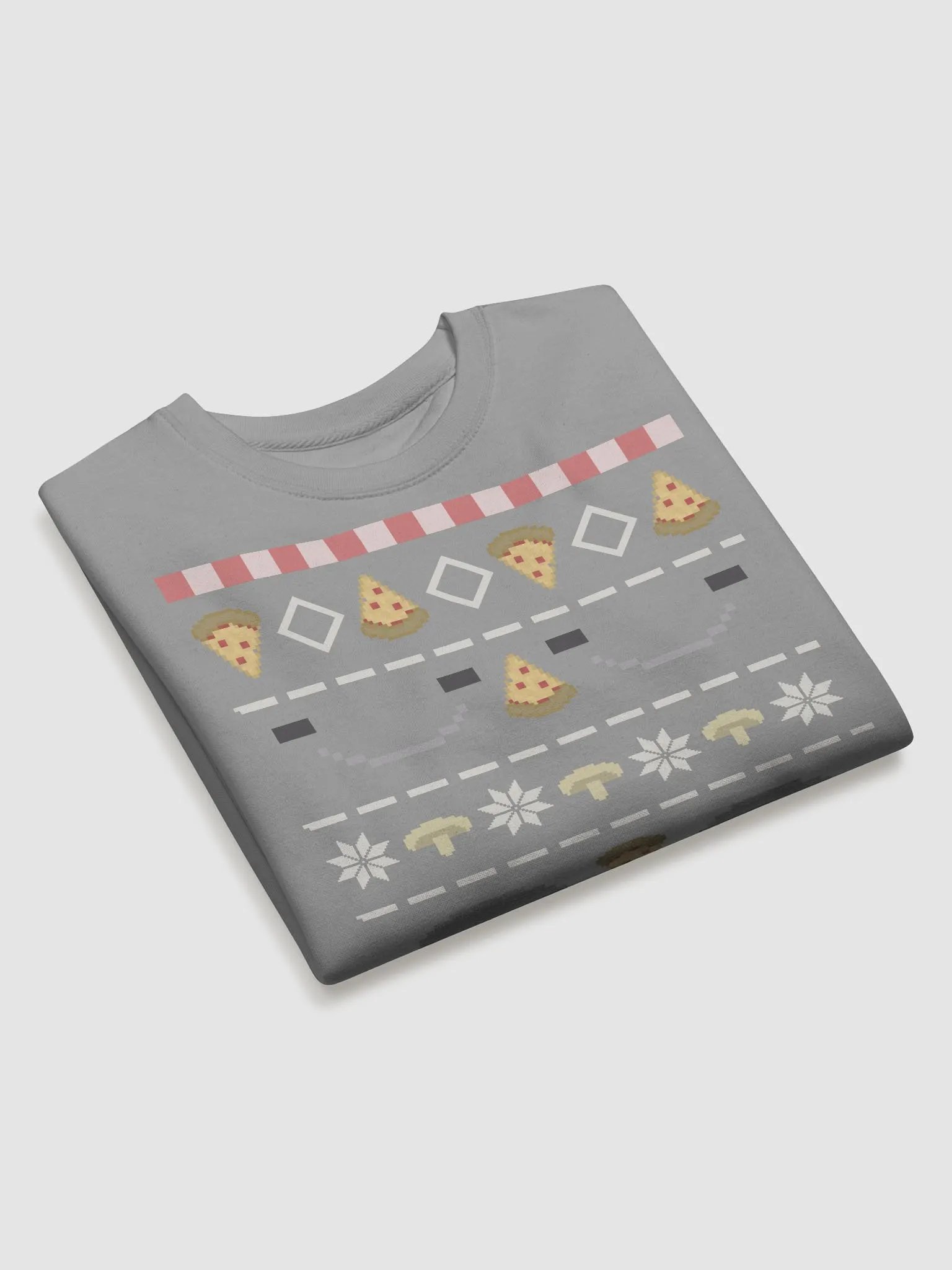 Ugly Holiday Pizza Long Sleeve T-Shirt product image (8)
