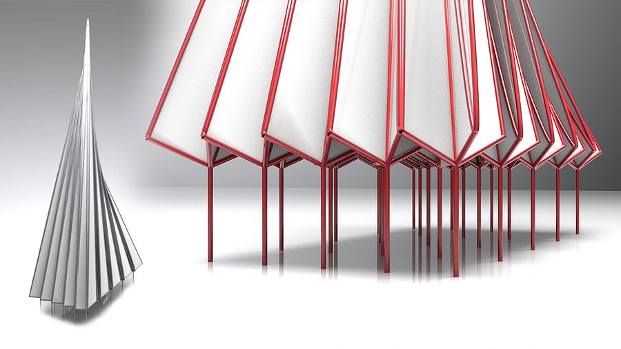 Parametric Tensile Structure Design Grasshopper Rhino Files Download product image (1)