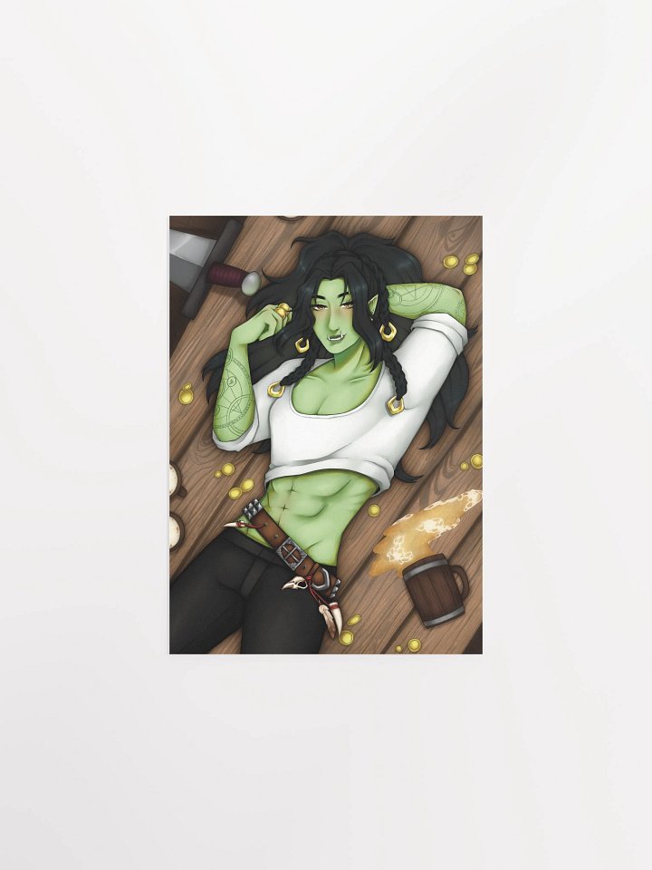 Glasha the Greenfire Pinup Poster product image (1)