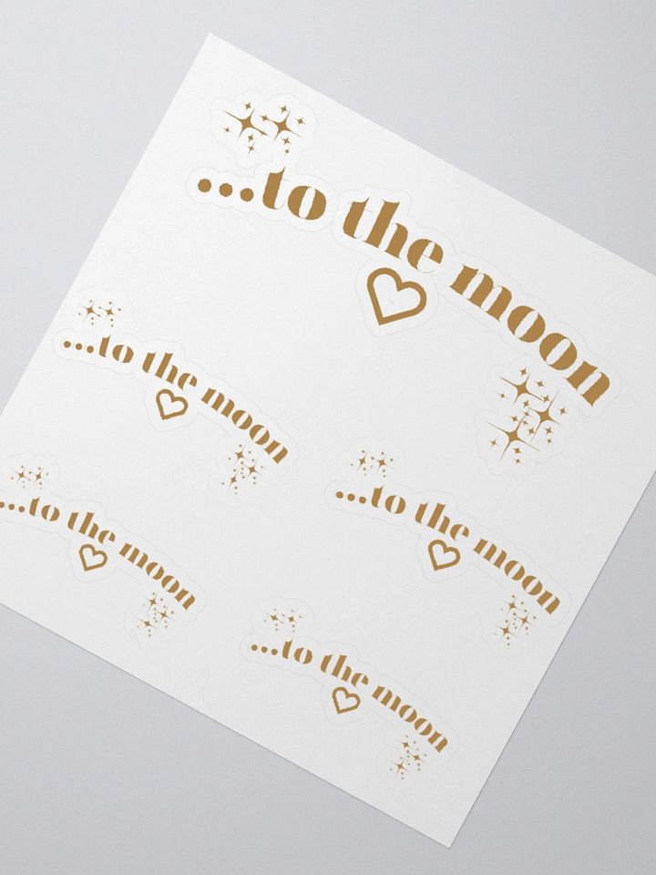 ...to the moon stickers product image (4)