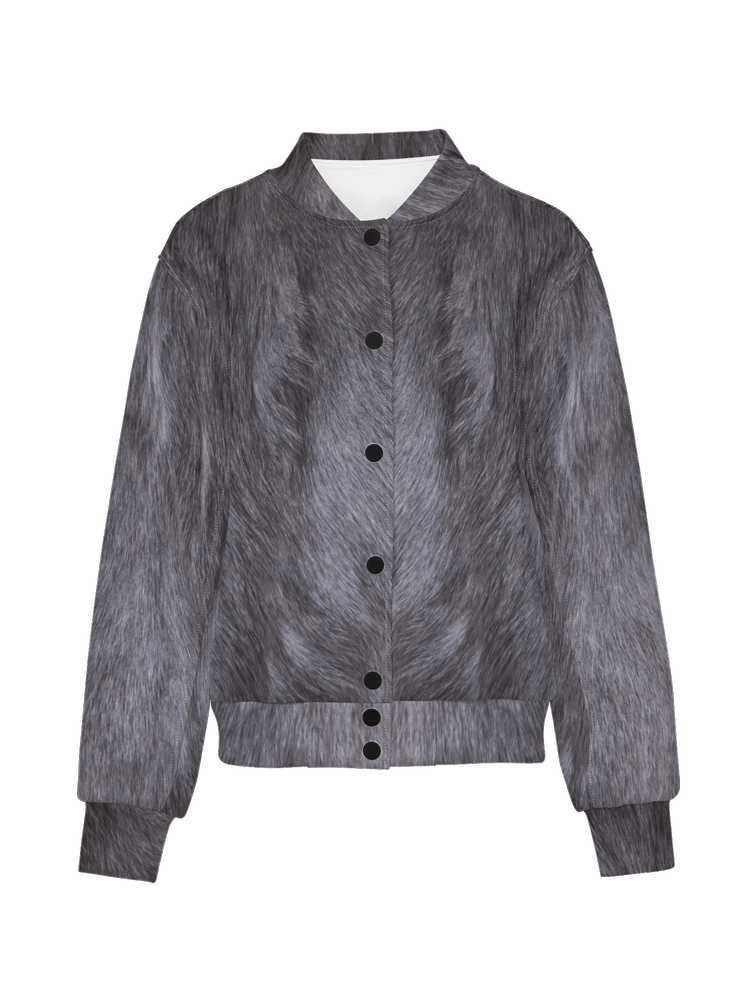 Russian Blue (Grey) Cat Premium Bomber Jacket (Unisex) product image (1)