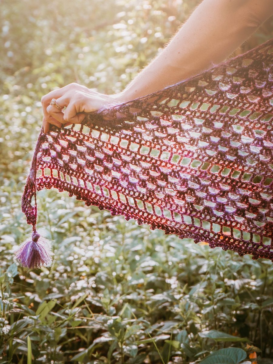 Picot Crochet Shawl Tutorial Video product image (3)