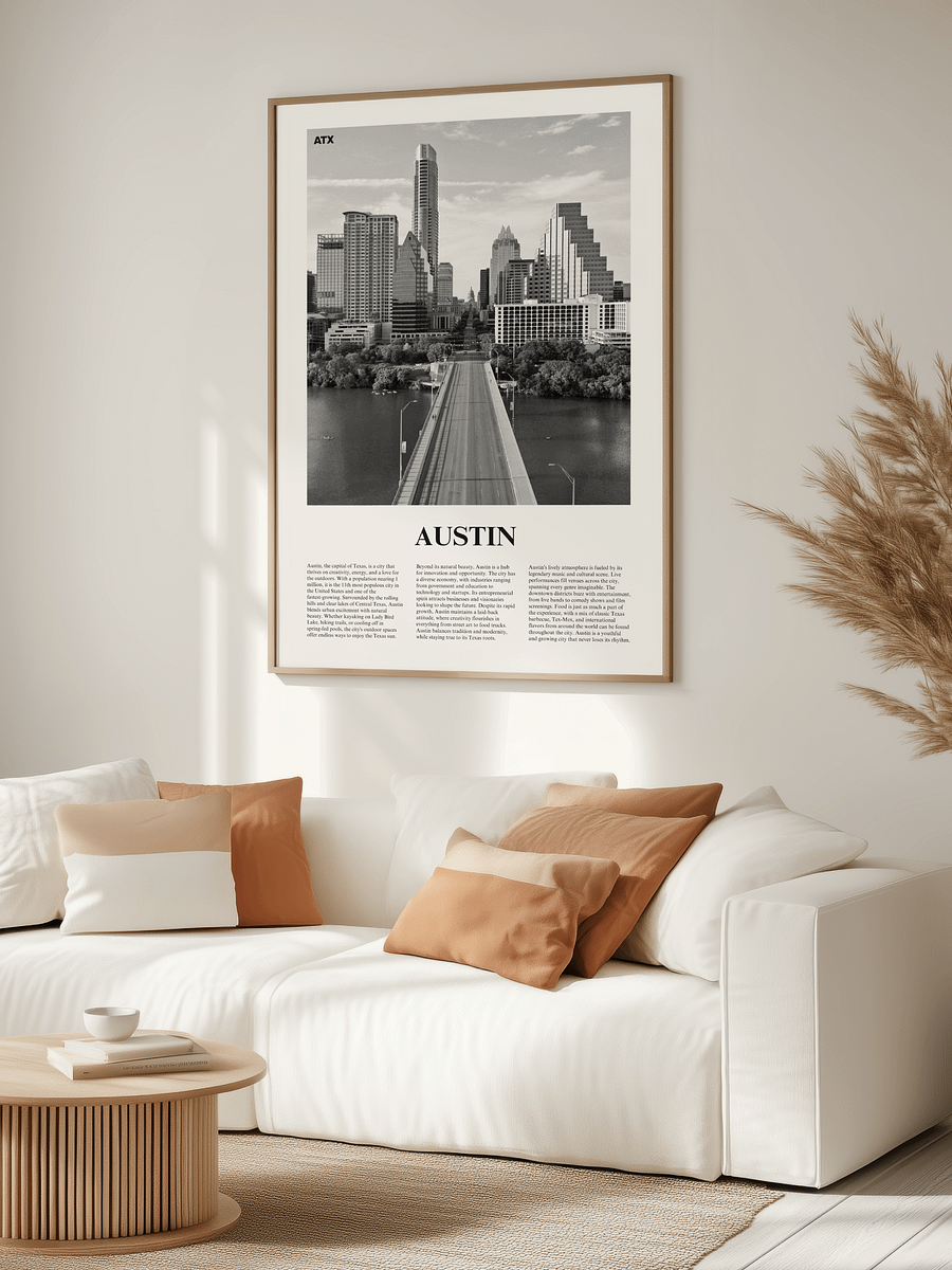 Austin 02 Newspaper Poster | Framed product image (3)
