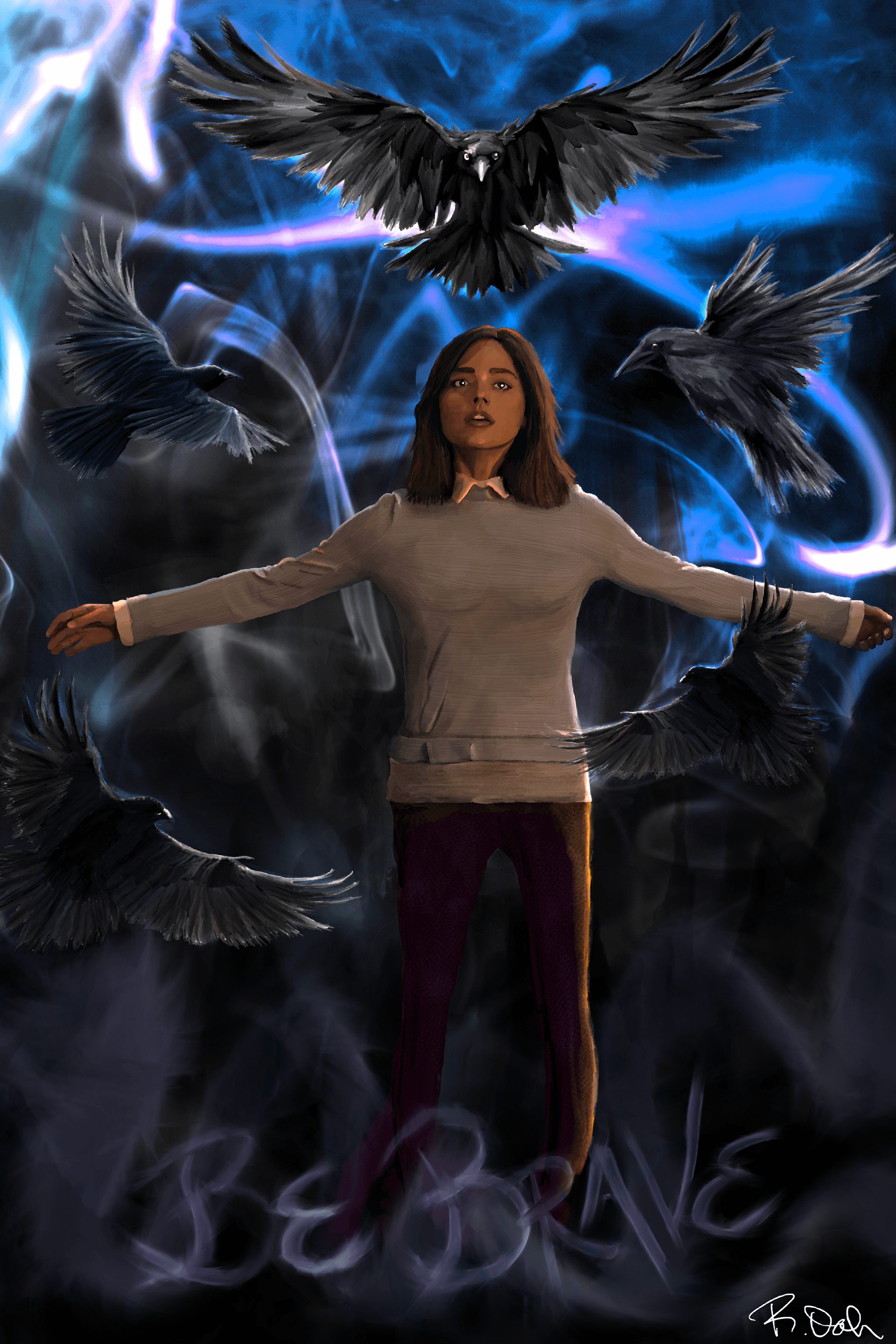 Be Brave (Original on Canvas) product image (1)