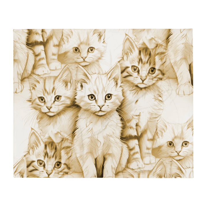 Throw Blanket The Cat Sketchbook Collection product image (1)