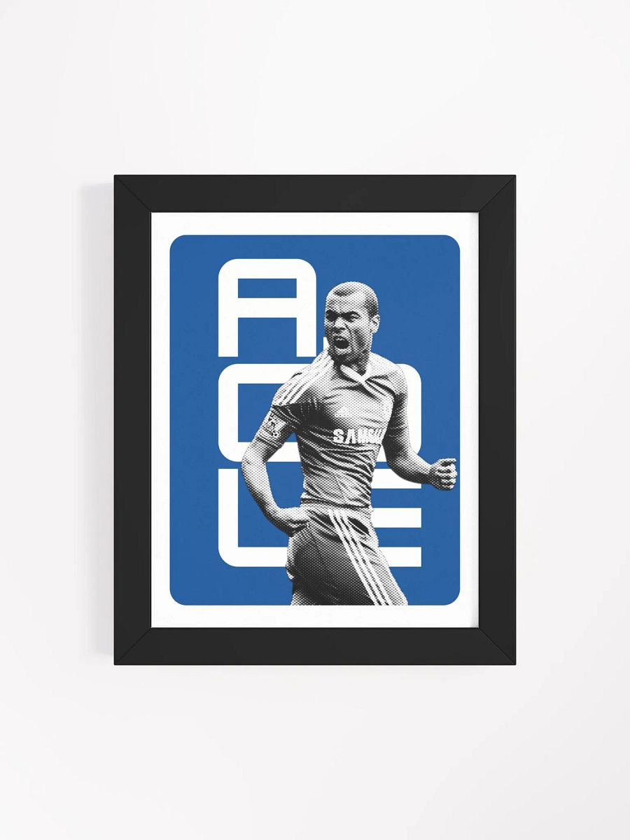 Ashley Cole BW Chelsea Name Art Framed Print product image (4)