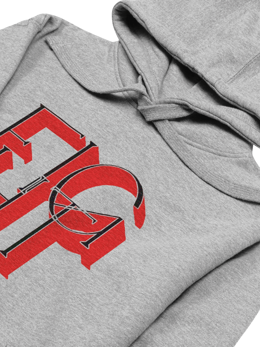Bold 'FIGHT' Interlocked Typography Hoodie product image (10)