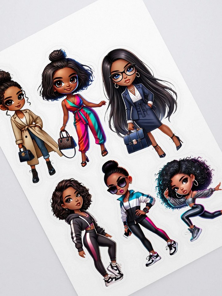 Chic Characters Sticker Sheet Set product image (1)