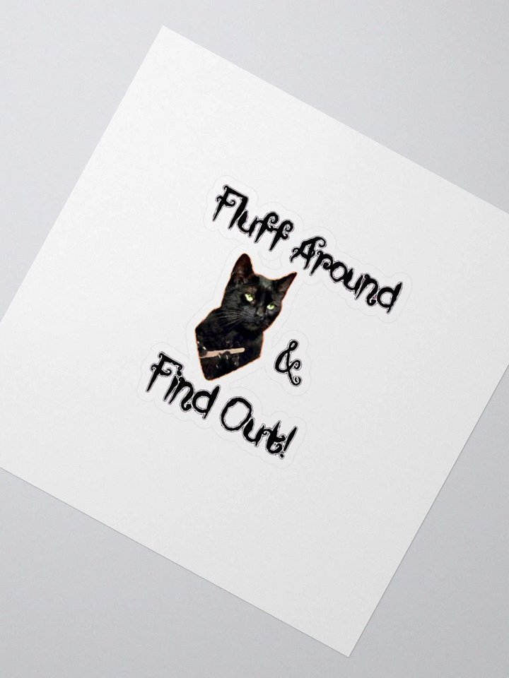 Fluff Around Sticker product image (4)