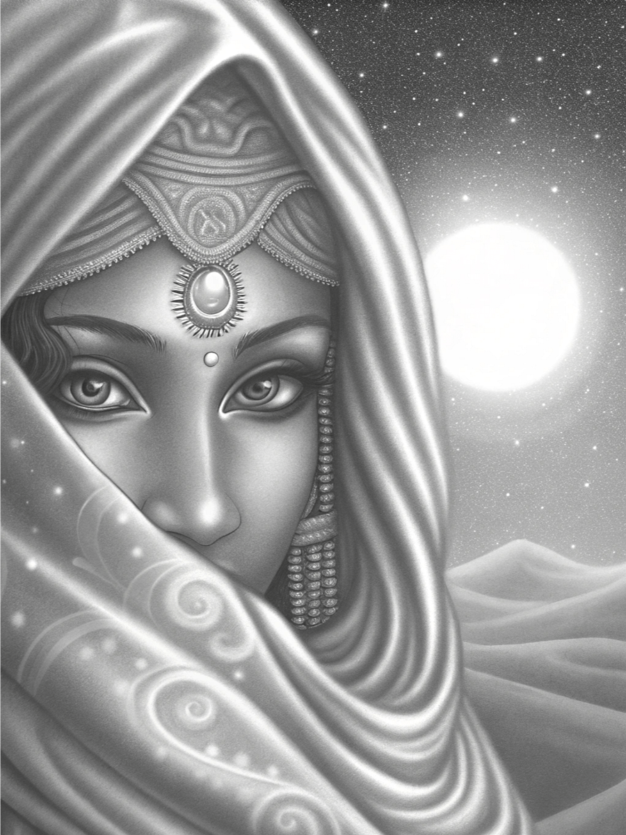 Grace and Strength The Beauty of African Women in Art -Warrior Goddess (Coloring E-book) product image (8)