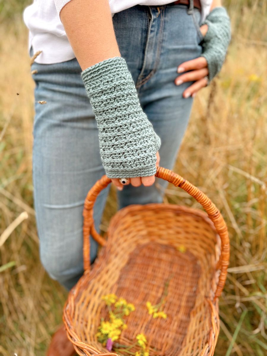 Mystical Mitts - Crochet Fingerless Mitts Pattern Child to Adult Sizes product image (10)