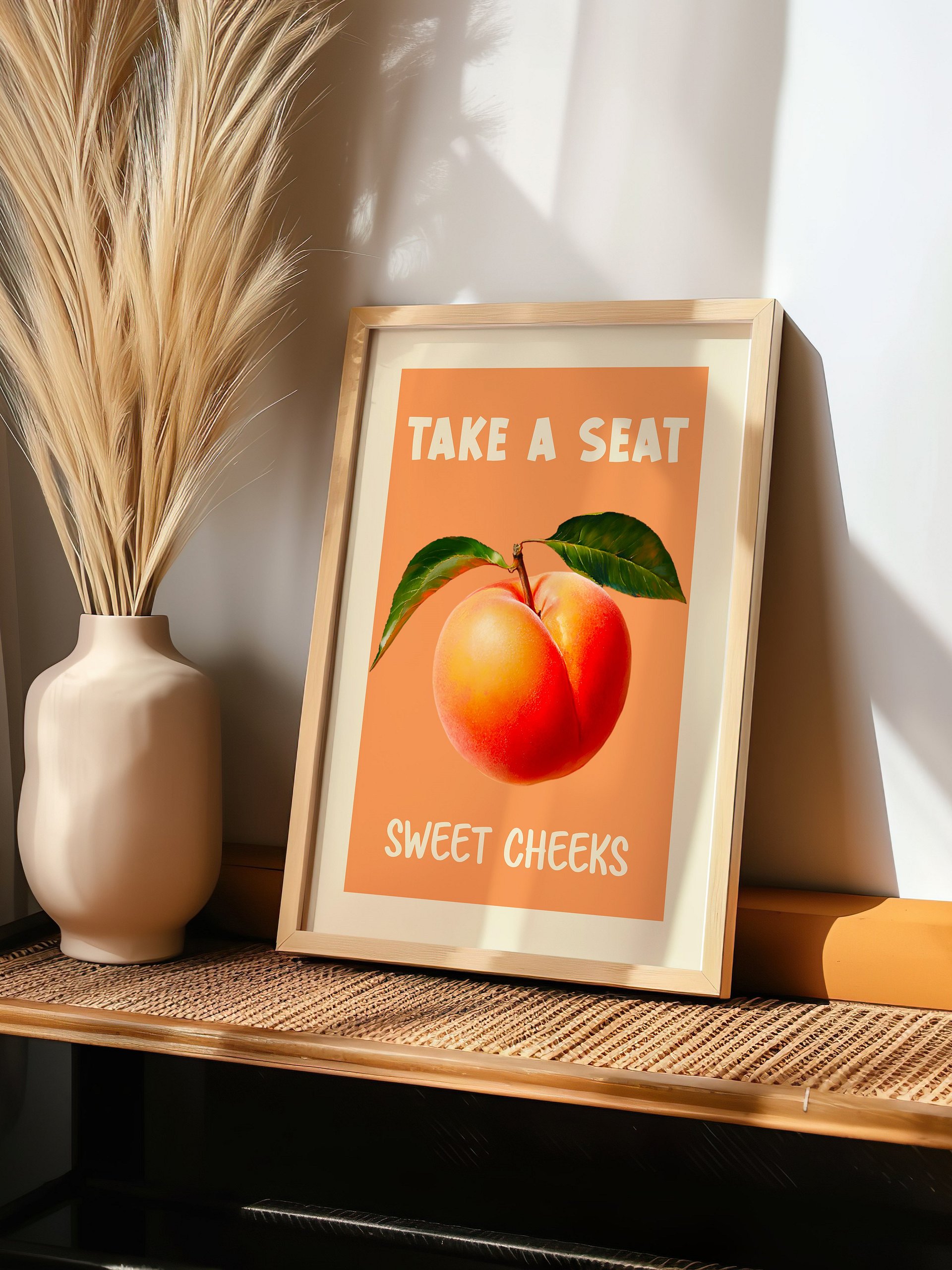 Nice Bum Poster Funny Bathroom Wall Art product image (5)