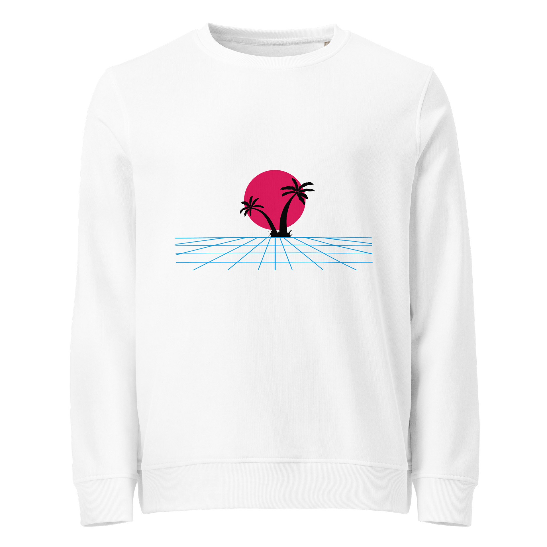 Retro Sunset Vibes Organic Sweatshirt product image (1)
