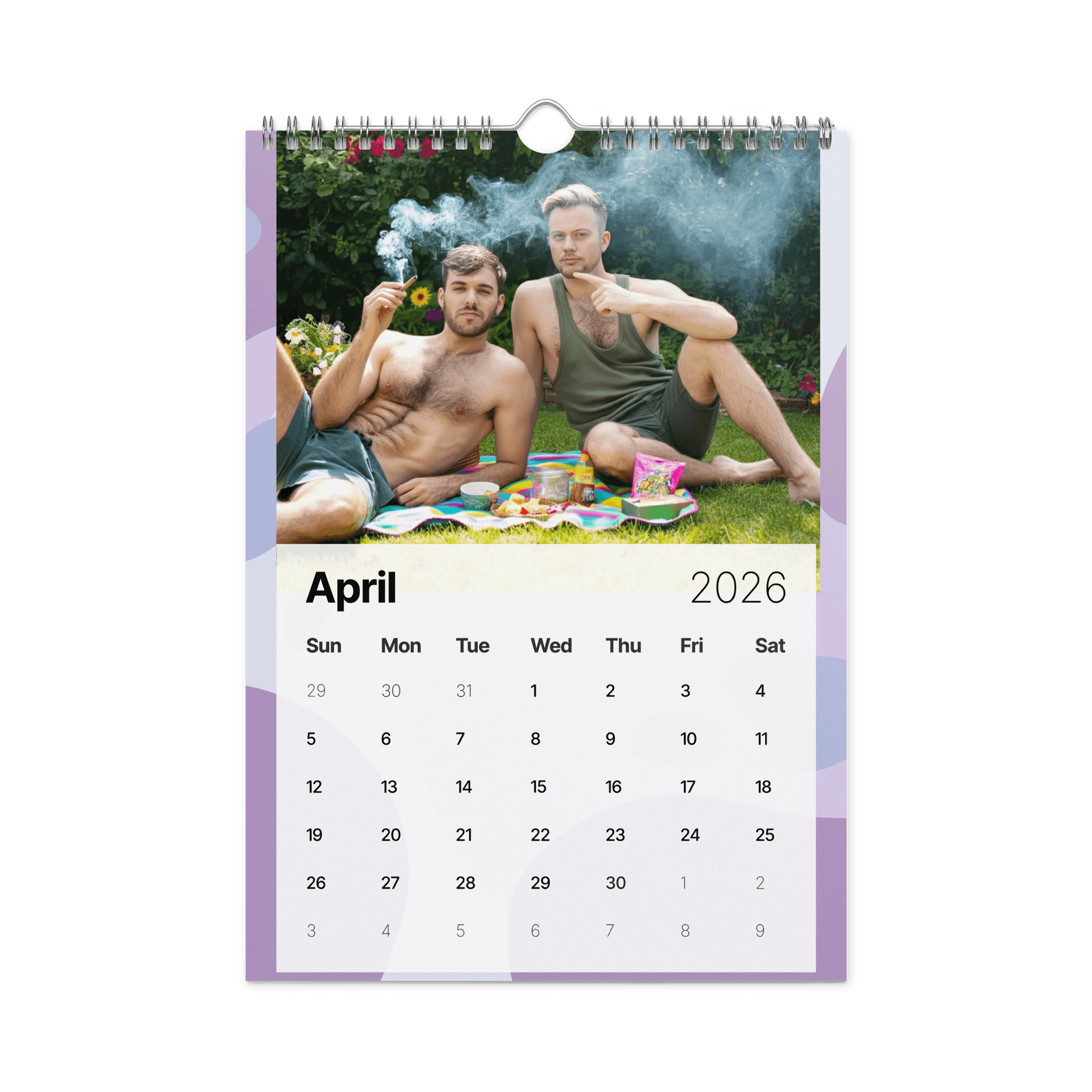 2026 AI HUNK HBS CALENDAR product image (1)