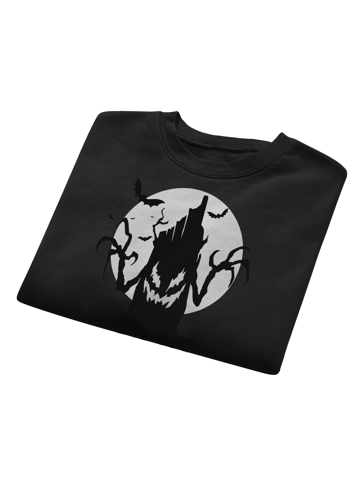 Halloween Life Spooky Tree Women's Fleece Crop Sweatshirt product image (8)