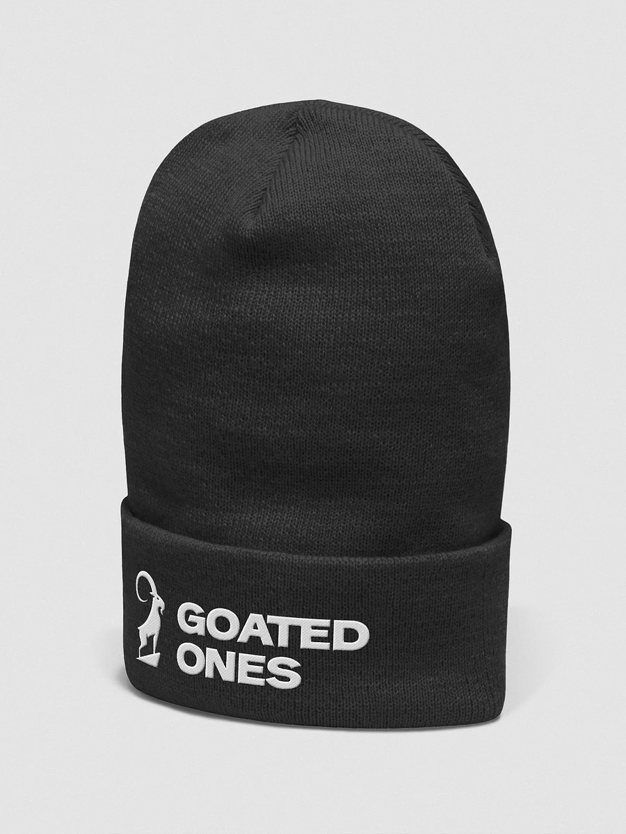 Goated Ones Logo Beanie - White product image (2)