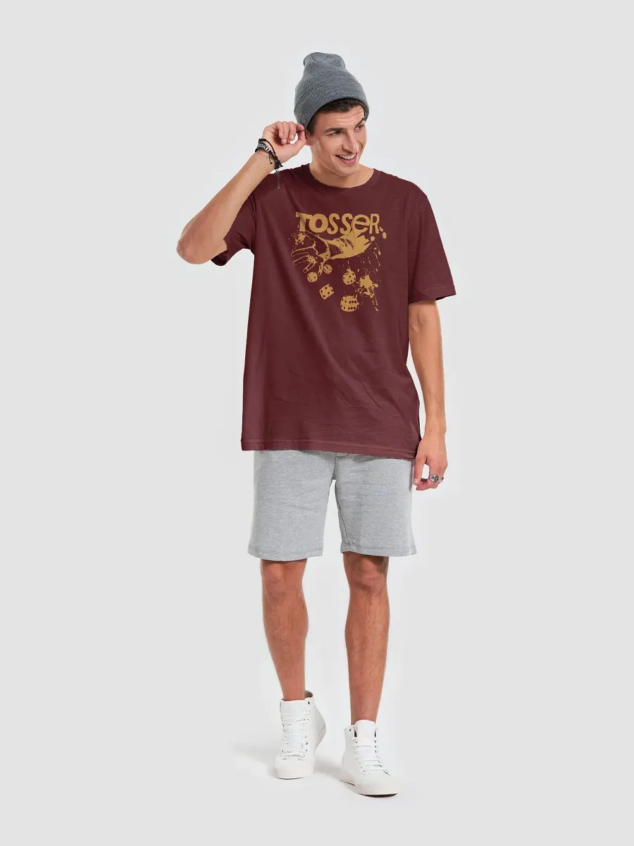 Tosser Dice Rolling Unisex T-shirt for Board Gamers - Cardinal product image (7)